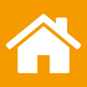 Ein Icon mit einem Haus symbolisiert den Hausanschluss mit Glasfaser. 